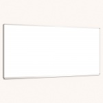 Whiteboard, 250x120 cm, mit durchgehender Ablage, Stahlemaille weiß, 